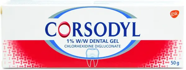 Corsodyl Chlorhexidine Digluconate Dental Gel 50g