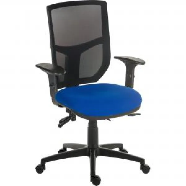 Ergo Comfort Mesh Back Ergonomic Operator Office Chair with Arms Blue - 9500MESH-BLU/0270