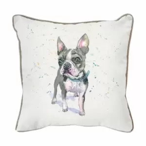 Crossland Grove Frenchie Watercolour Cushion 450x450mm