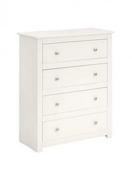 Julian Bowen Radley 4 Drawer Chest - White