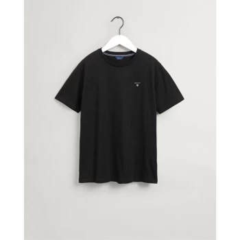 Gant Logo T Shirt - Black