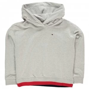 Tommy Hilfiger Junior Girls Icon OTH Hoodie - Grey Heather