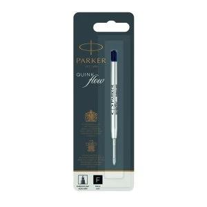 Parker Quink Ballpoint Pen Refill Fine Black Blister Pack of 12 1950