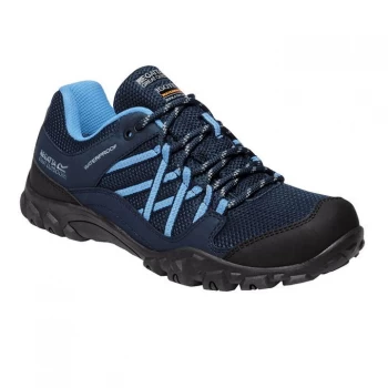 Regatta Lady Edgepoint III Waterproof & Breathable Walki - Navy/Blueski