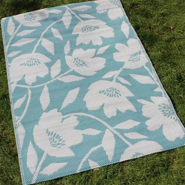 Fusion Luna Outdoor Water and UV Resistant Outdoor Rug Outdoor Rugs 120 x 170c Blue 84616918000