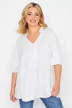 Pleat Front Shirt