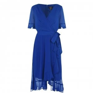 DKNY Wrap Dress - ROYAL