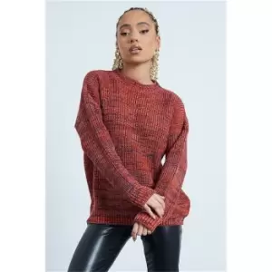 I Saw It First Multi Multi Twist Knitted Oversized Jumper - Multi