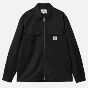 Carhartt WIP Mens Craft Zip Long Sleeved Shirt - Black - XL