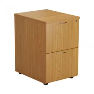 First Two Drawer Filing Cabinet Nova Oak TES2FCNO