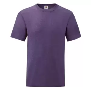 Fruit Of The Loom Mens Valueweight Short Sleeve T-Shirt (2XL) (Heather Purple)