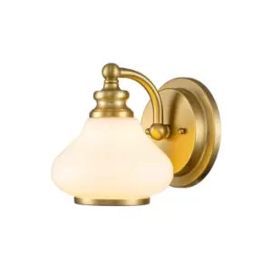 Hinkley Ainsley Wall Lamp Brushed Brass, IP44