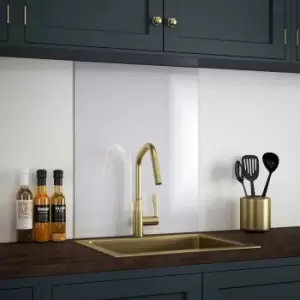 Platinum Glass Kitchen Splashback 600mm X 750mm