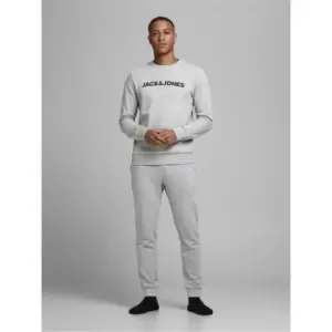 JACK & JONES Joggers And Sweatshirt Loungewear Men Grey