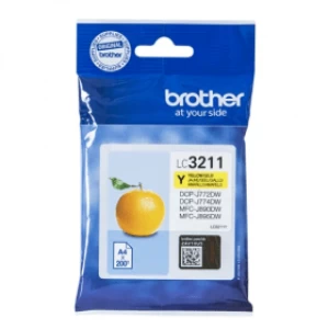 Brother LC3211 Yellow Ink Cartridge