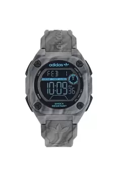 City Tech Two Grfx Plastic/resin Fashion Digital Watch - Aost23574