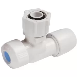 15mm x 1/2'' 90° Angled Service Valve White - n/a - Hep20