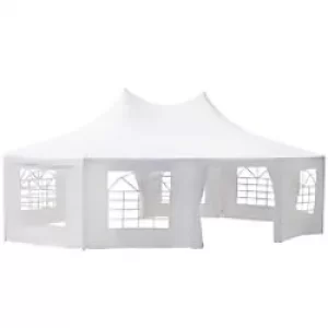 OutSunny Gazebo White 3800 x 6500 x 8900 mm