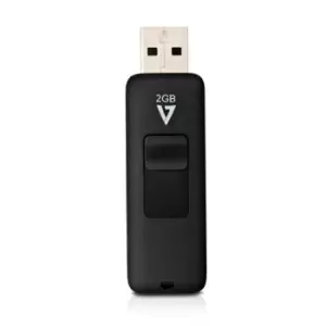 V7 VF22GAR-3E USB flash drive 2 GB USB Type-A 2.0 Black