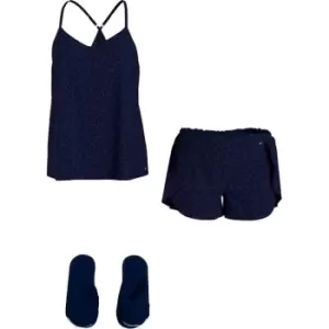 Tommy Bodywear Giftbox Pj Ss Cami & Slippers - Blue