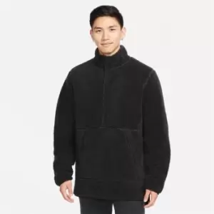 Nike Fleece Zip Top Mens - Black