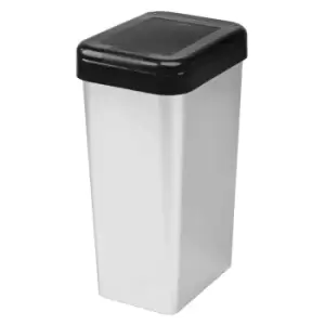 Moda Rectangular Touch Top Bin 45L