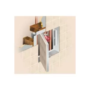 Access Panels - PanelCraft Hinged Tile Access Panel 450x450mm - Non Fire-Rated Metal - SEL7158-450