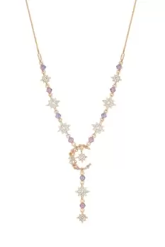 Rose Gold Pastel Celestial Y Necklace