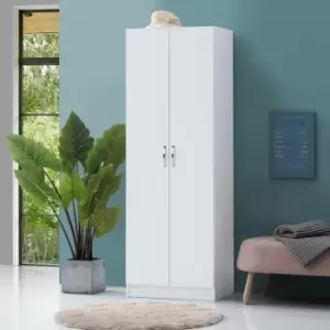 Essential 2 Door Wardrobe White