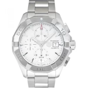 Aquaracer Chronograph Automatic Silver Dial Mens Watch