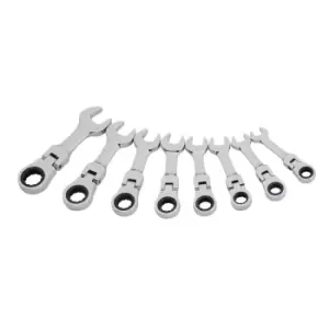 Draper HI-TORQ Metric 8 Piece Combination Spanner Set