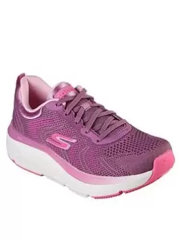 Skechers Max Cushioning Delta Trainers - Pink, Size 4, Women