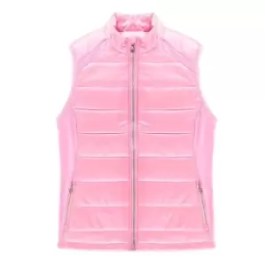 Callaway Mix Media Padded Gilet Ladies - Pink