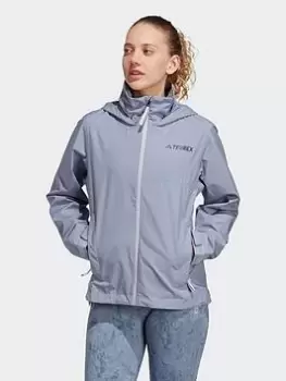 adidas Terrex Terrex Rainready Jacket, Purple Size M Women