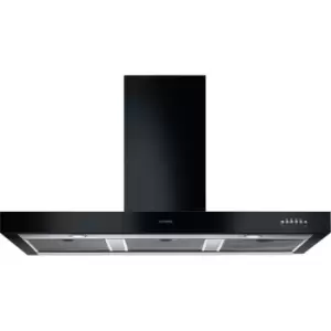 SMEG Symphony KS110BLE 110cm Chimney Cooker Hood - Black