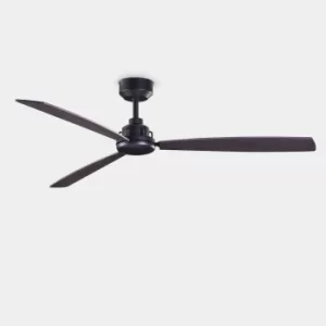 Xaloc 3 Blade 132cm Large Ceiling Fan Metallic Black