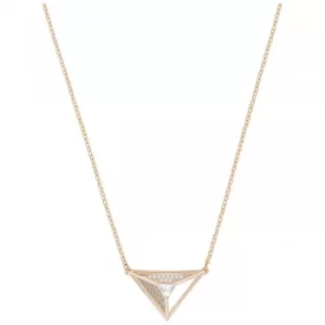 Ladies Swarovski Rose Gold Plated Hillock Necklace