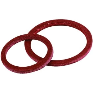 Wickes Fibre Washers - 8 x 12mm and 2 x 19mm Pack of 10