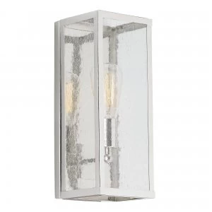 1 Light Indoor Candle Wall Light Polished Nickel, E27