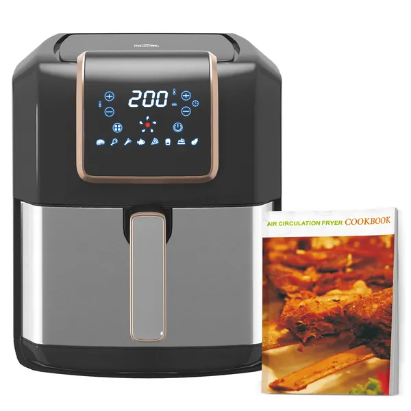 Homcom 800-120V71BK 1700W 6.5L Digital Air Fryer