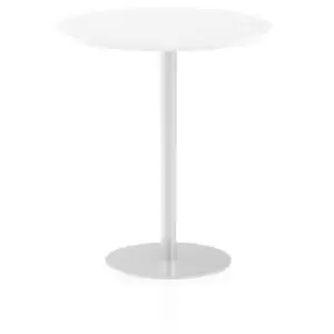 Italia Poseur Table Round 1000 Top 1145 High White