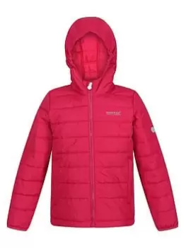 Regatta Junior Helfa Insulated Hooded Jacket - Pink, Size 9-10 Years, Women