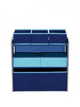 Multi Bin Toy Organiser- Blue