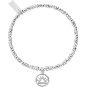 ChloBo Sacred Earth Sterling Silver Sparkle Disc Fire Bracelet...