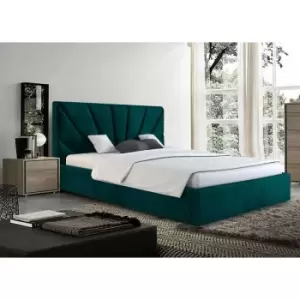 Envisage Trade - Hamini Upholstered Beds - Plush Velvet, Super King Size Frame, Green - Green