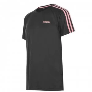 adidas Mens Sereno Training Top - DkGrey/Pink