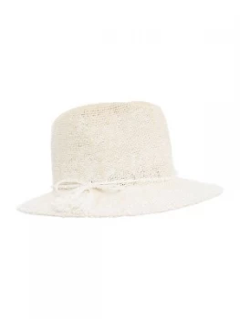 Kate Spade New York Ombre trilby hat Cream