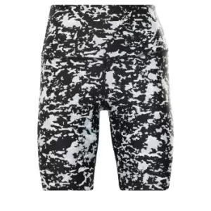 Reebok Speckle Modern Safari Legging Shorts Womens - Black