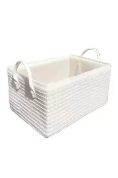 Kids Polyester Storage Basket Organiser With Handles 38 x 26 x 20 cm