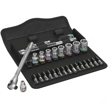 Wera 05004020001 8100 SA 10 Zyklop Metal Ratchet Set - 1/4" Drive ...